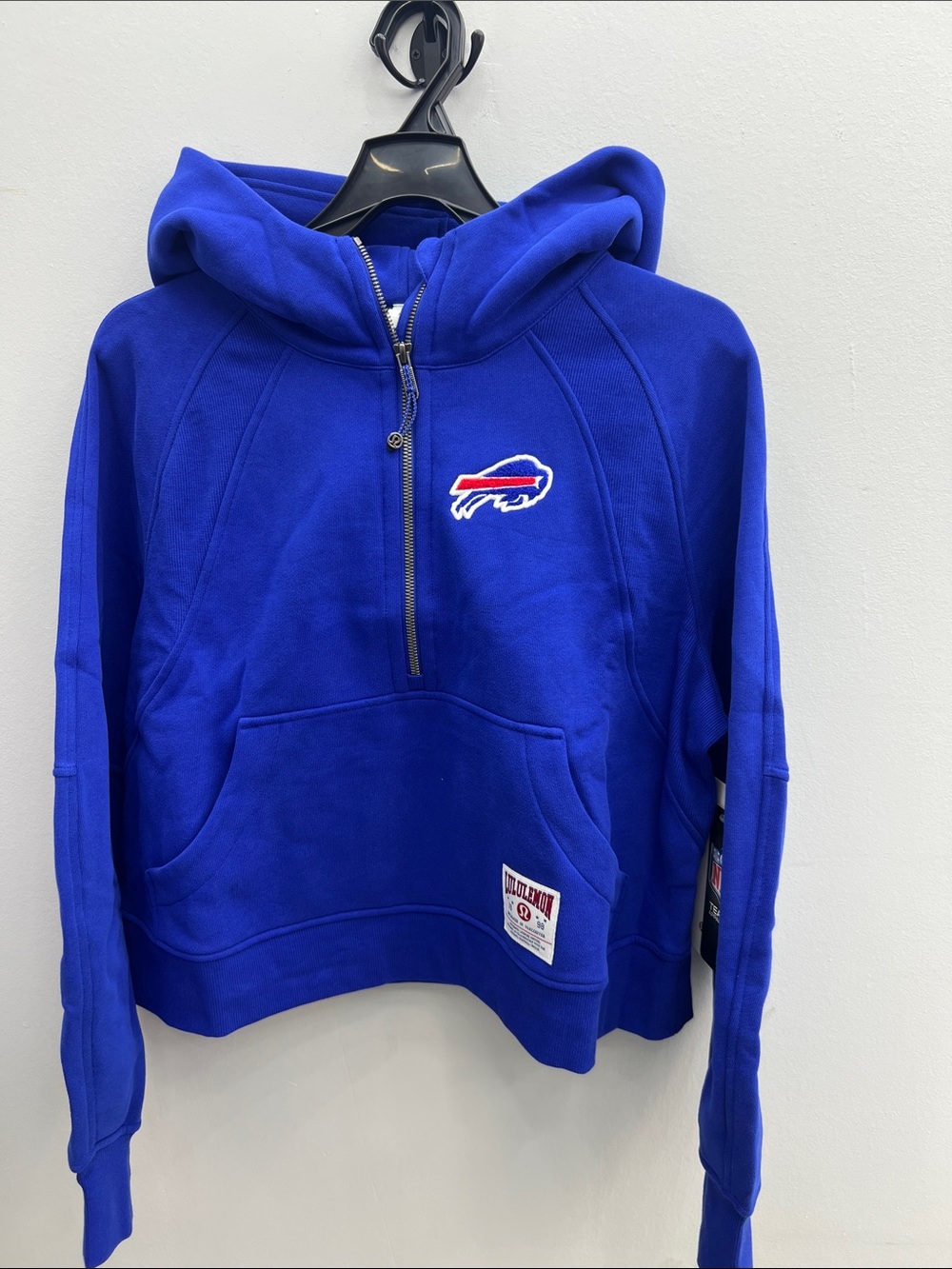 Lululemon Womens Buffalo Bills Scuba Quarter Zip